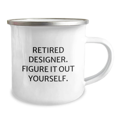 Unique Christmas Unique Gifts for Designer Friends from Men - Funny Camping Mug - Image 2