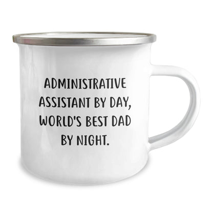 Administrative Assistant Gifts, Camping Mug, Funny Quote, Graduation Unique Gifts from Family, Gifts for Administrative Assistant - Image 2