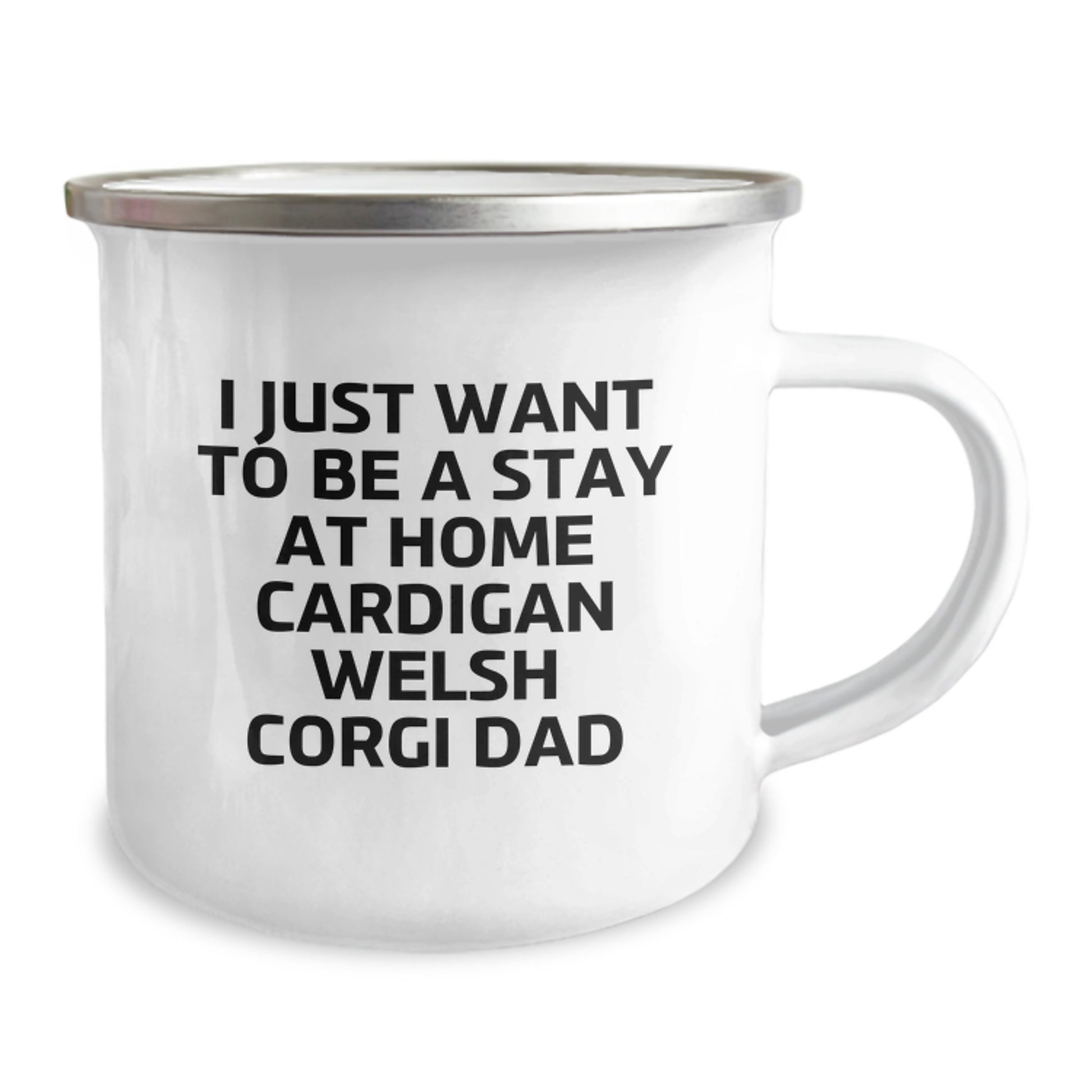 Cardigan Welsh Corgi Dad Funny Camping Mug Gifts from Men to Friends Birthday - Image 2