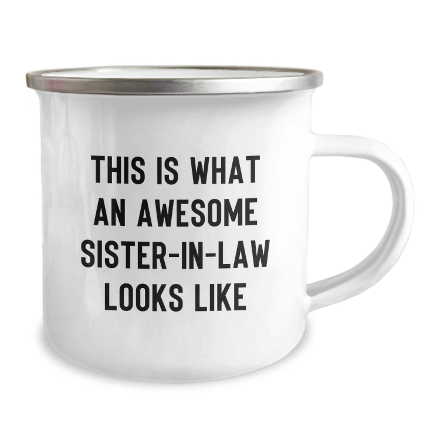 Funny Sister-in-law Gifts, Camping Mug for Birthday, 'This Is What An Awesome Sister-in-law Looks Like' Quote, Gifts from Men to Sister-in-law, Gifts for Sister-in-law - Image 2