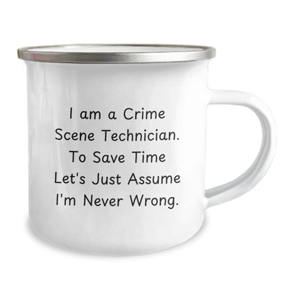 Funny Crime Scene Technician Gifts for Men - I Am A Crime Scene Technician Quote Christmas Unique Mugs from Friends - Image 2