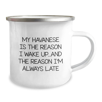 Havanese Dog Lovers Gifts from Family - My Havanese Dog Camping Mug for Men or Women - Funny Quote Birthday Unique Gifts - Image 2