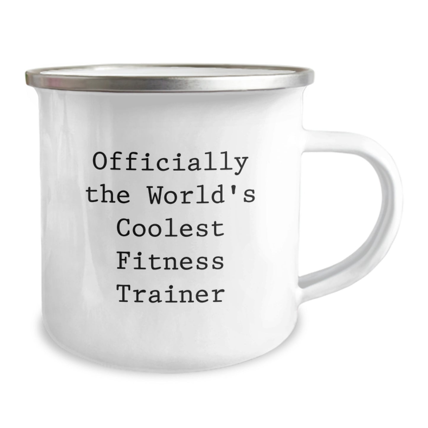 Officially The World's Coolest Fitness Trainer Funny Camping Mug Gifts for Fitness Trainers, Christmas Unique Gifts from Friends and Family - Image 2