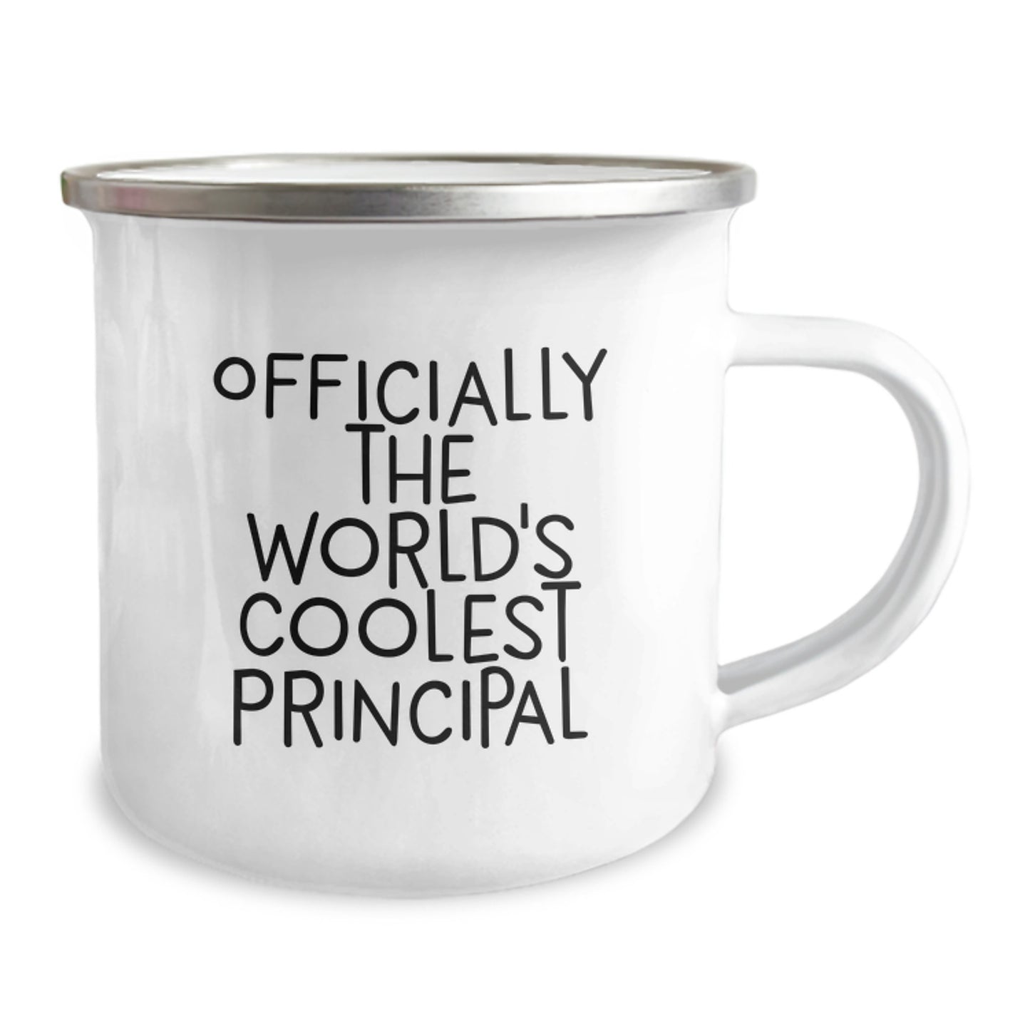 Funny Principal Gifts for Men from Friends - 'Officially The World's Coolest Principal' Christmas Unique Gifts, Principal Camping Mug - Image 2