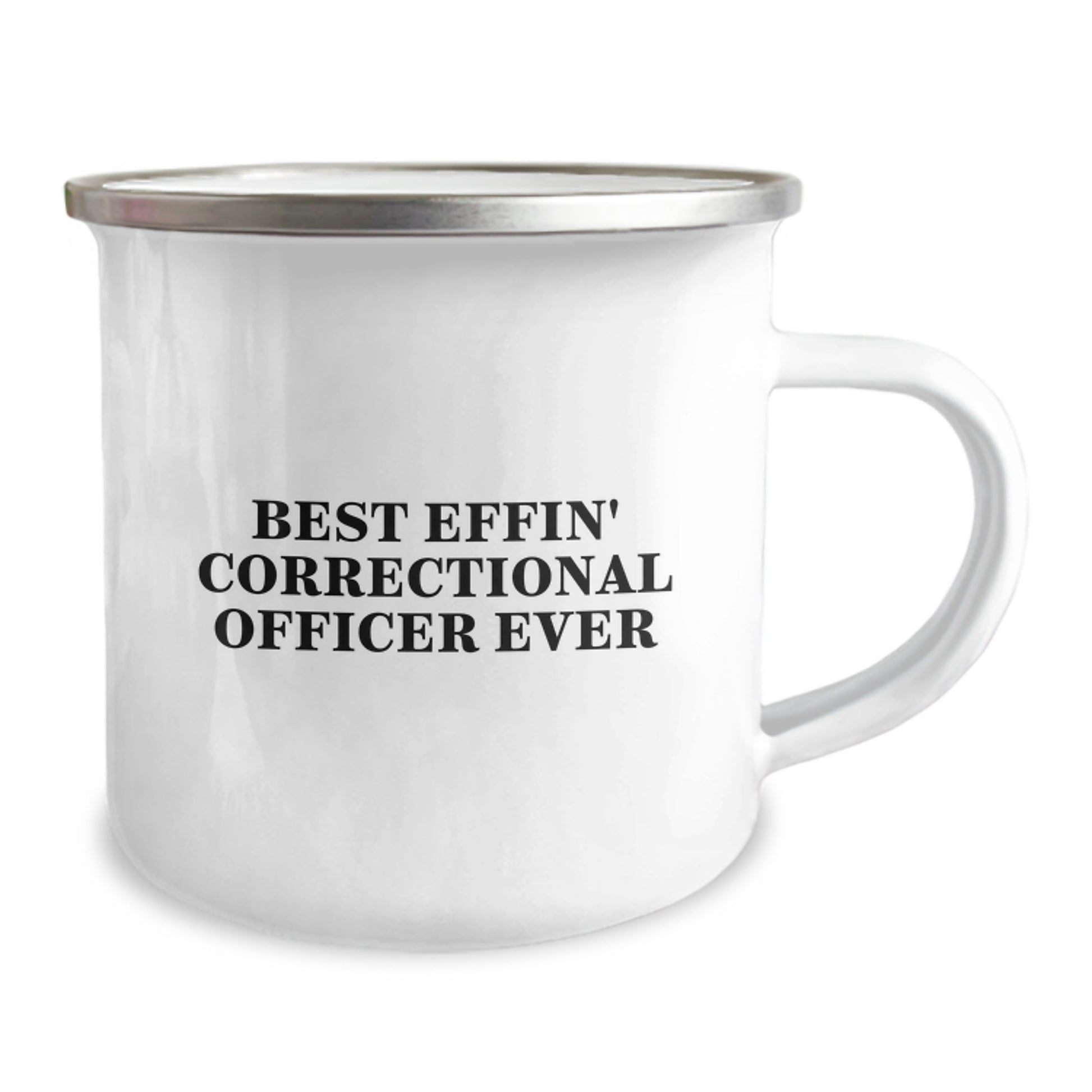 Funny Correctional Officer Gifts for Men, Best Effin' Correctional Officer Ever Camping Mug, Graduation Unique Gifts from Friends to Correctional Officer - Image 2