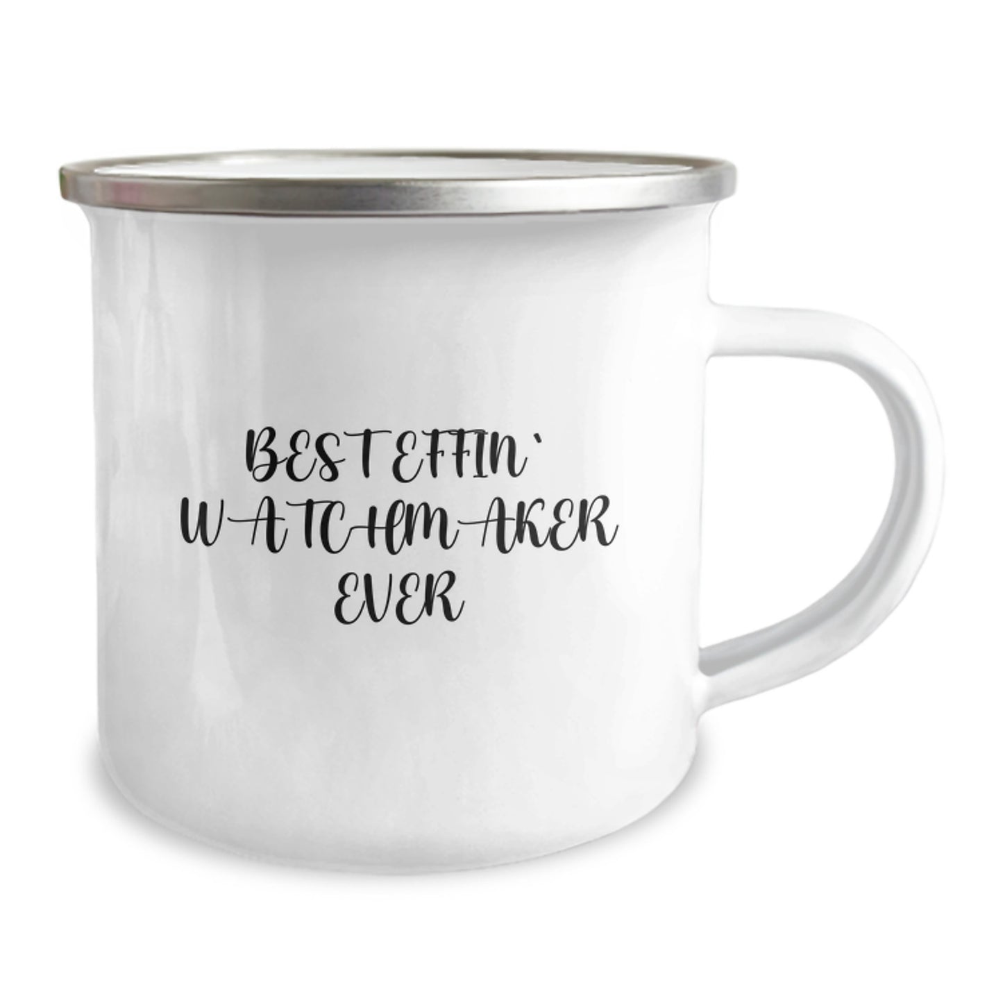 Funny Watchmaker Gifts from Men, Unique Camping Mug for Watchmaker Friends, Best Effin' Watchmaker Ever Quote, Perfect Graduation Gifts for Watchmaker Enthusiasts - Image 2