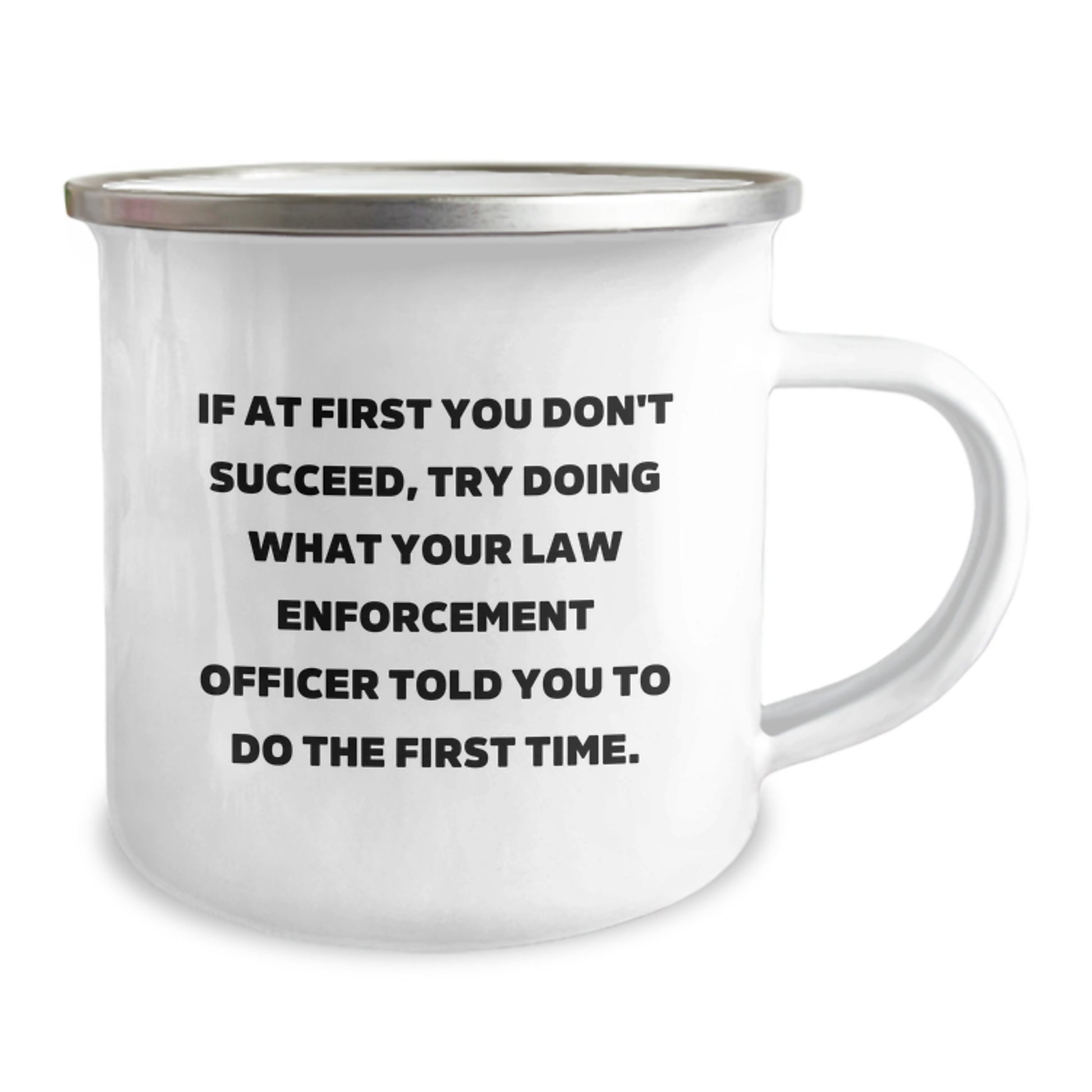 Funny Law Enforcement Officer Gifts from Friends to Law Enforcement Officers - Camping Mug for Christmas Unique Presents - Image 2