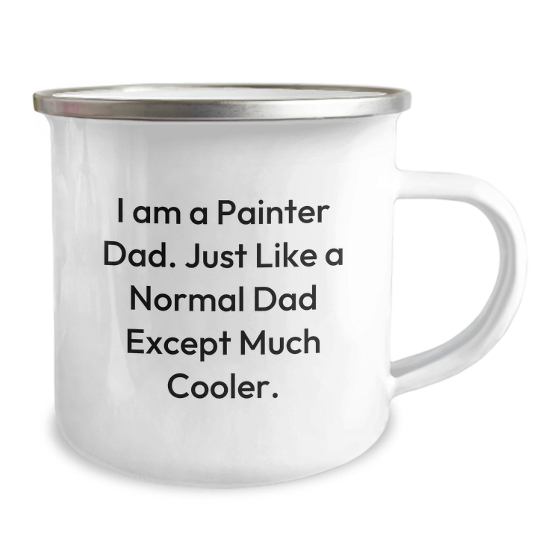 Painter Dad Camping Mug, Funny Gifts from Men to Painter Friends, Unique Graduation Present for Painter Family - Image 2