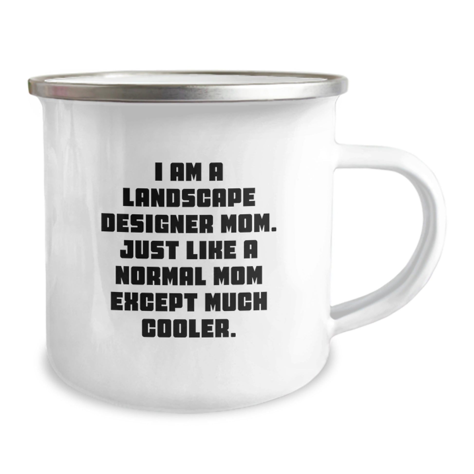 Funny Landscape Designer Gifts from Mom, Cool Camping Mug for Birthday - 'I Am A Landscape Designer Mom. Just Like A Normal Mom Except Much Cooler.' - Image 2
