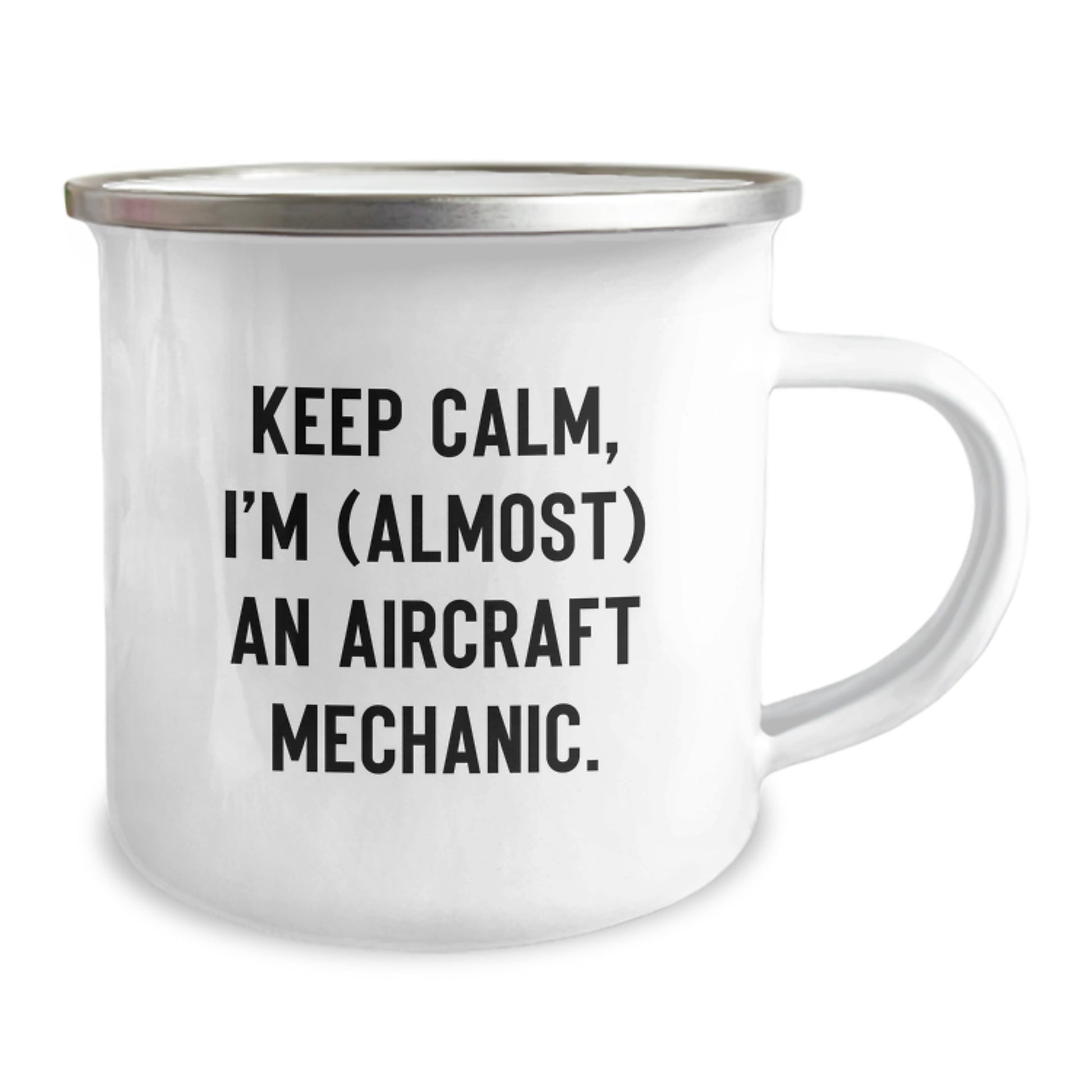 Funny Aircraft Mechanic Gifts for Men, Unique Camping Mug from Friends for Christmas - Image 2