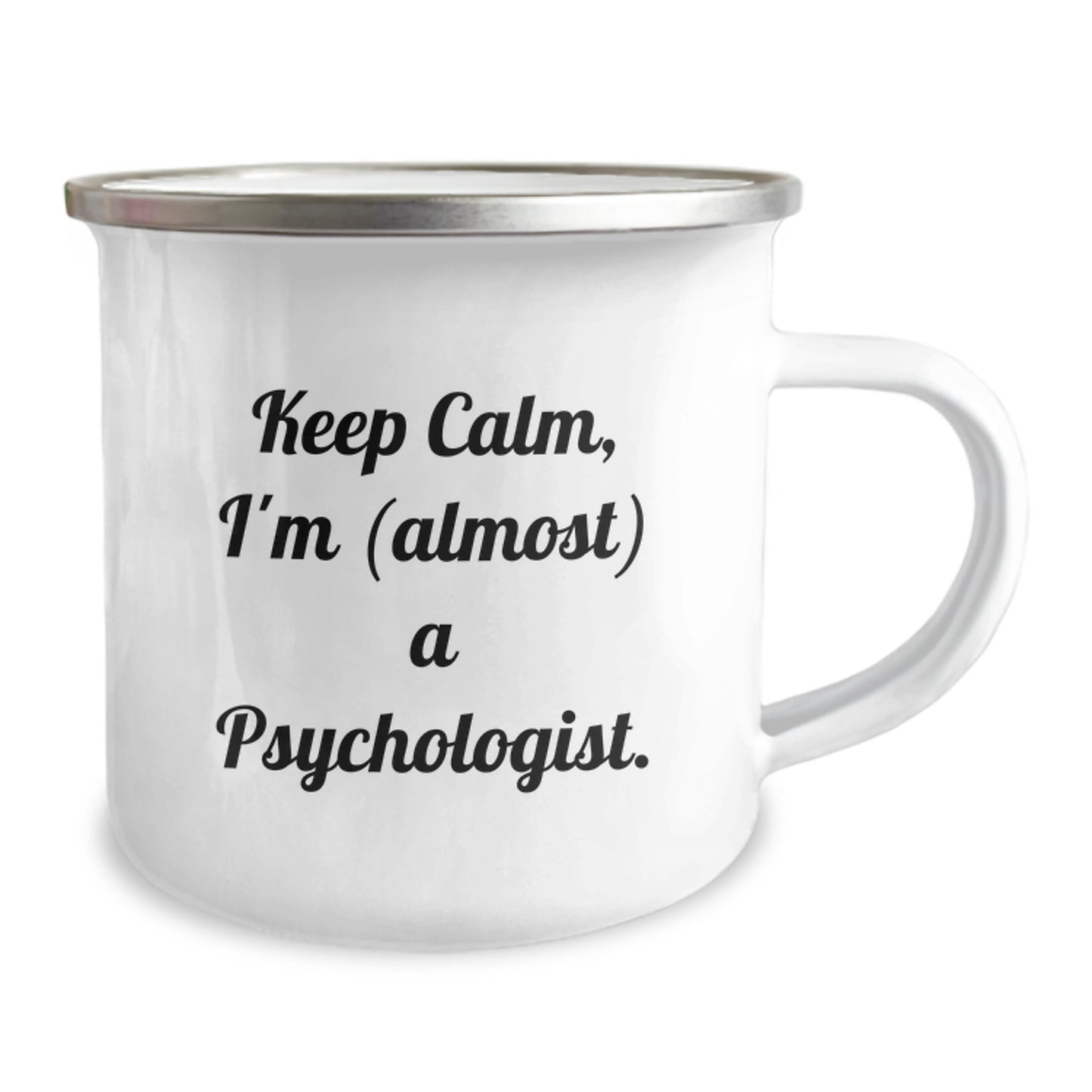 Funny Psychologist Gifts, Keep Calm I'm (almost) A Psychologist Christmas Unique Presents for Psychologist Friends - Image 2