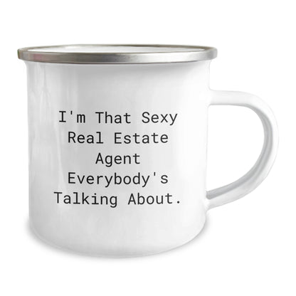 Real Estate Agent Gifts, Funny Inspirational Quote, Camping Mug for Graduation, Gifts from Friends to Real Estate Agent - Image 2
