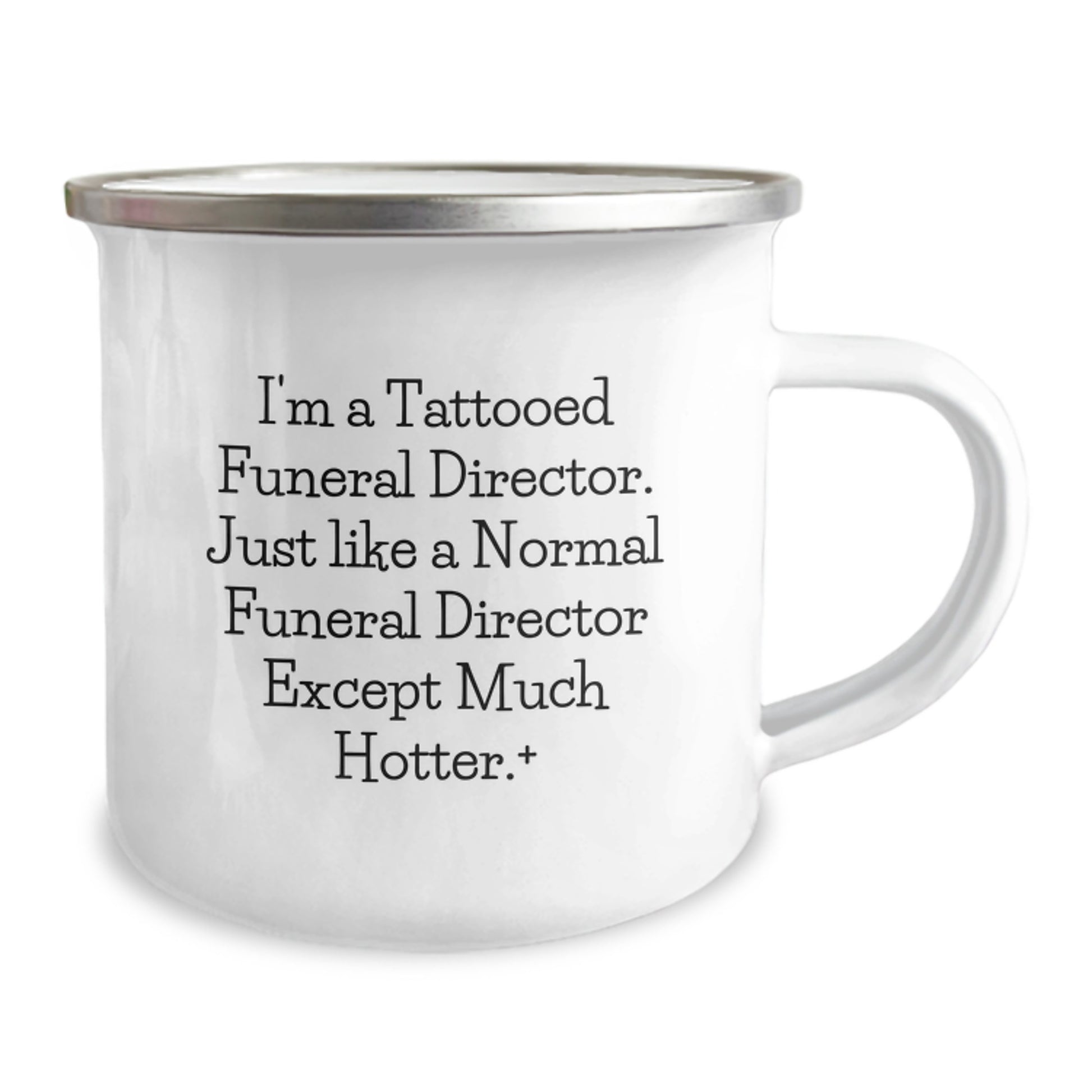 Funny Funeral Director Gifts for Men, Christmas Unique Mugs from Friends, 'I'm A Tattooed Funeral Director...' - Image 2