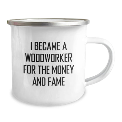 Funny Woodworker Gifts for Men, Inspirational Woodworker Mug, Christmas Unique Personalized Mugs for Woodworker Enthusiasts from Family - Image 2