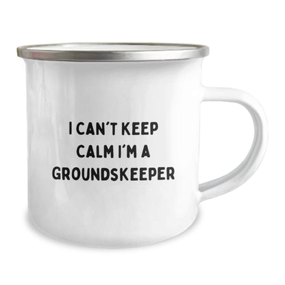Funny groundskeeper Gifts from Friends for Men, I Can't Keep Calm I'm A groundskeeper Christmas Unique Mugs - Image 2