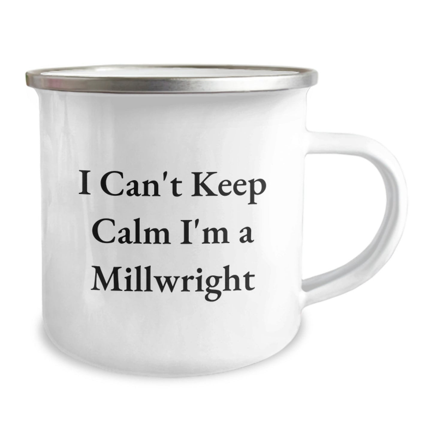 Funny Millwright Gifts Christmas Unique Mugs for Men Women Friends from Coworkers Family - I'm A Millwright Camping Mug 12 oz Stainless Steel - Image 2