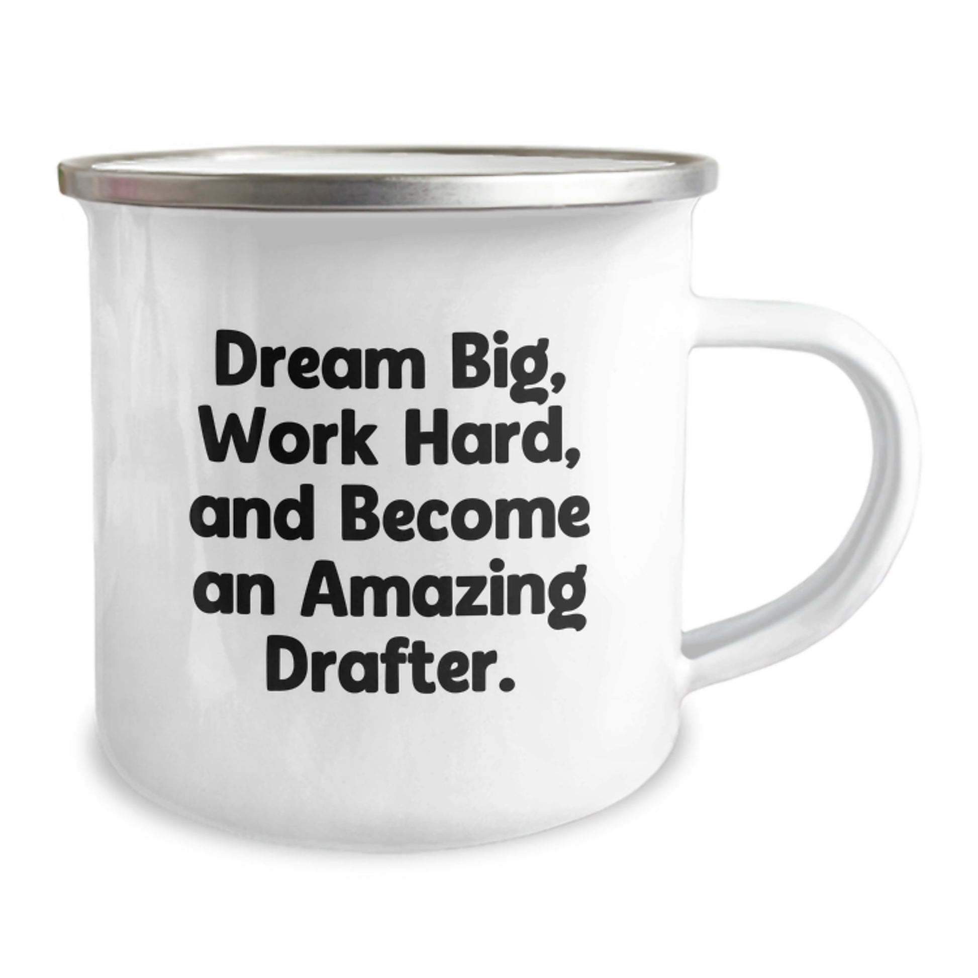 Funny Drafter Camping Mug Gifts from Friends - Dream Big, Work Hard - Unique Christmas Memorable Presents for Drafter Enthusiasts Men - Image 2