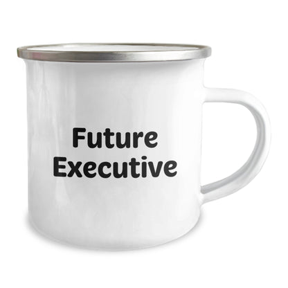 Funny Executive Gifts for Men, Unique Christmas Unique Gifts from Friends to Executive Friends, Funny Executive Camping Mug - 'You're the CEO of My Heart, Future Executive' - Image 2
