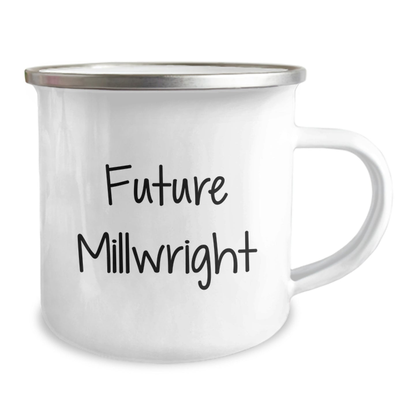 Funny Future Millwright Gifts - 'Future Millwright' Quote on Stainless Steel Camping Mug for Him, Birthday Unique Gifts from Friends, Family, Coworkers - Image 2