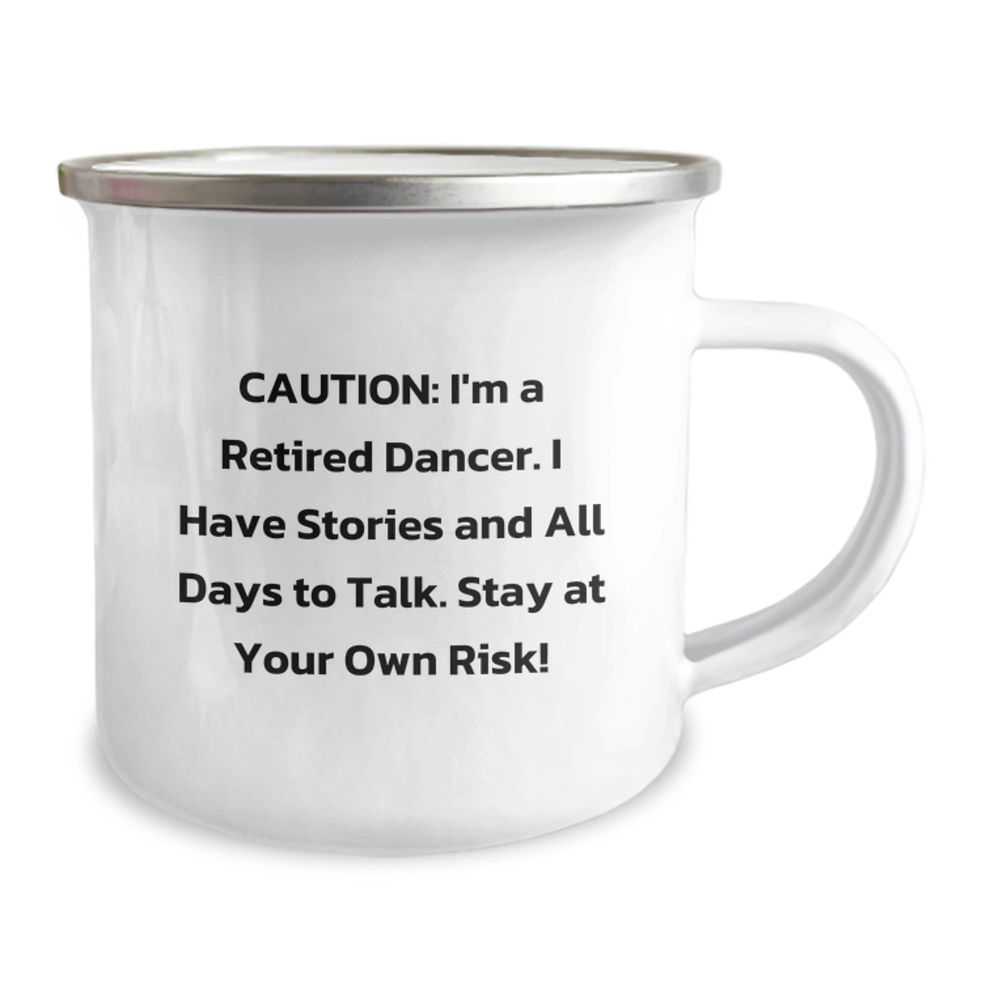 Funny Dancer Gifts from Men to Women on Christmas Unique - Retired Dancer Camping Mug for Dancers - Image 2