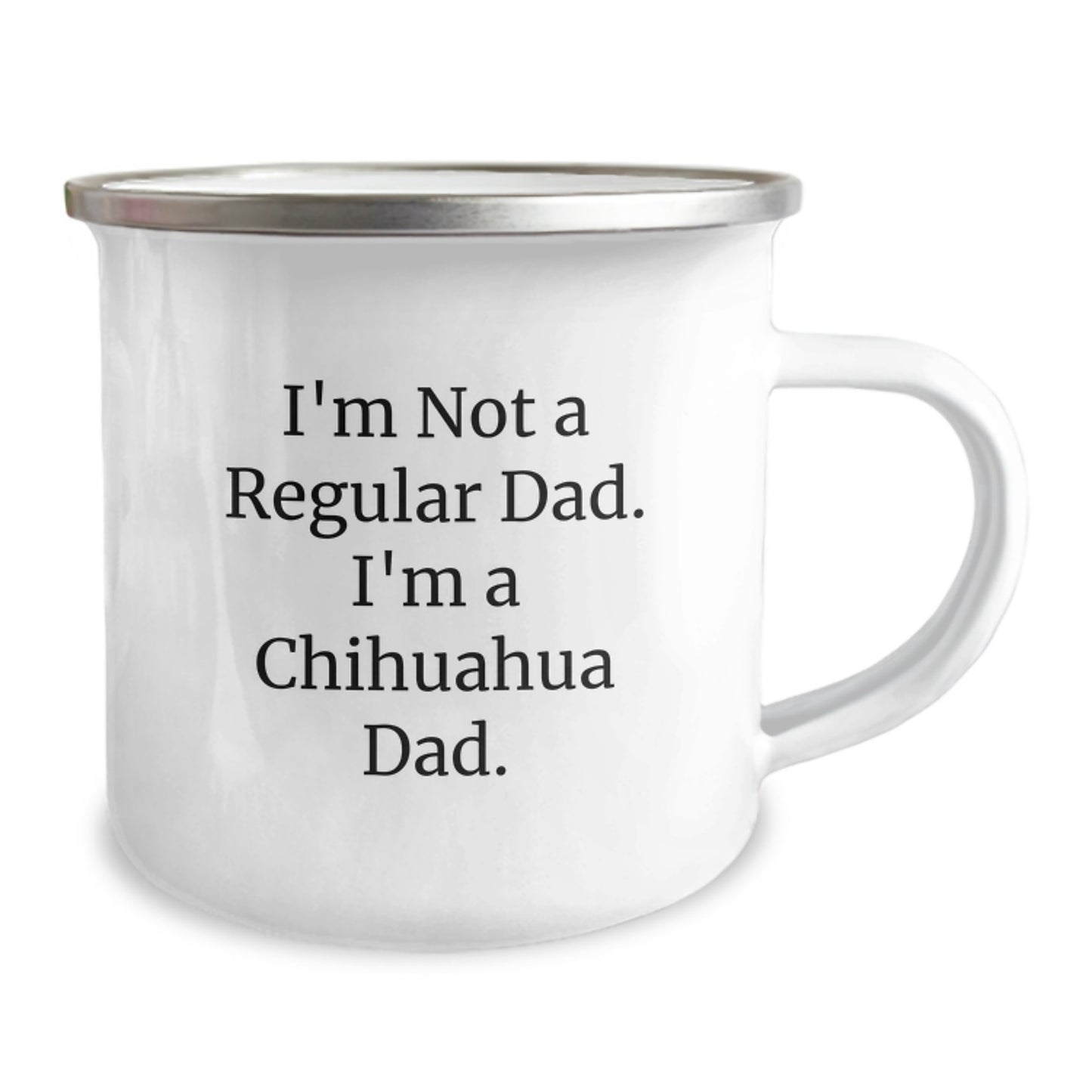 Funny Chihuahua Dog Camping Mugs Gifts from Dad to Chihuahua Dad on Christmas - Image 2