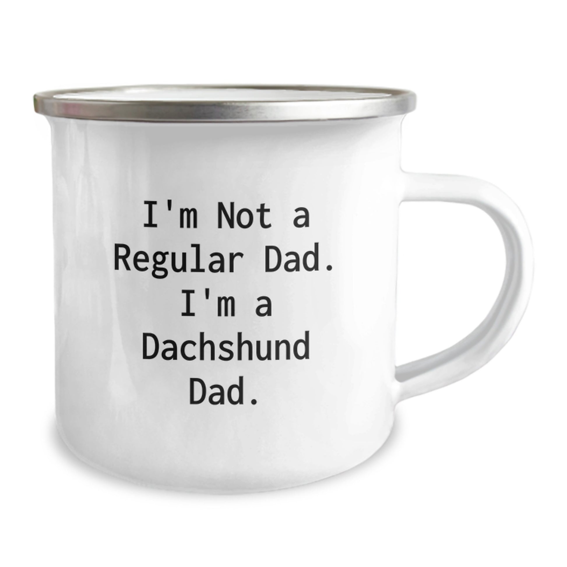Funny Dachshund Dad Camping Mug Gifts for Dachshund Dog Lovers from Men or Women - I'm Not A Regular Dad. I'm A Dachshund Dad. Christmas Unique Gift - Image 2