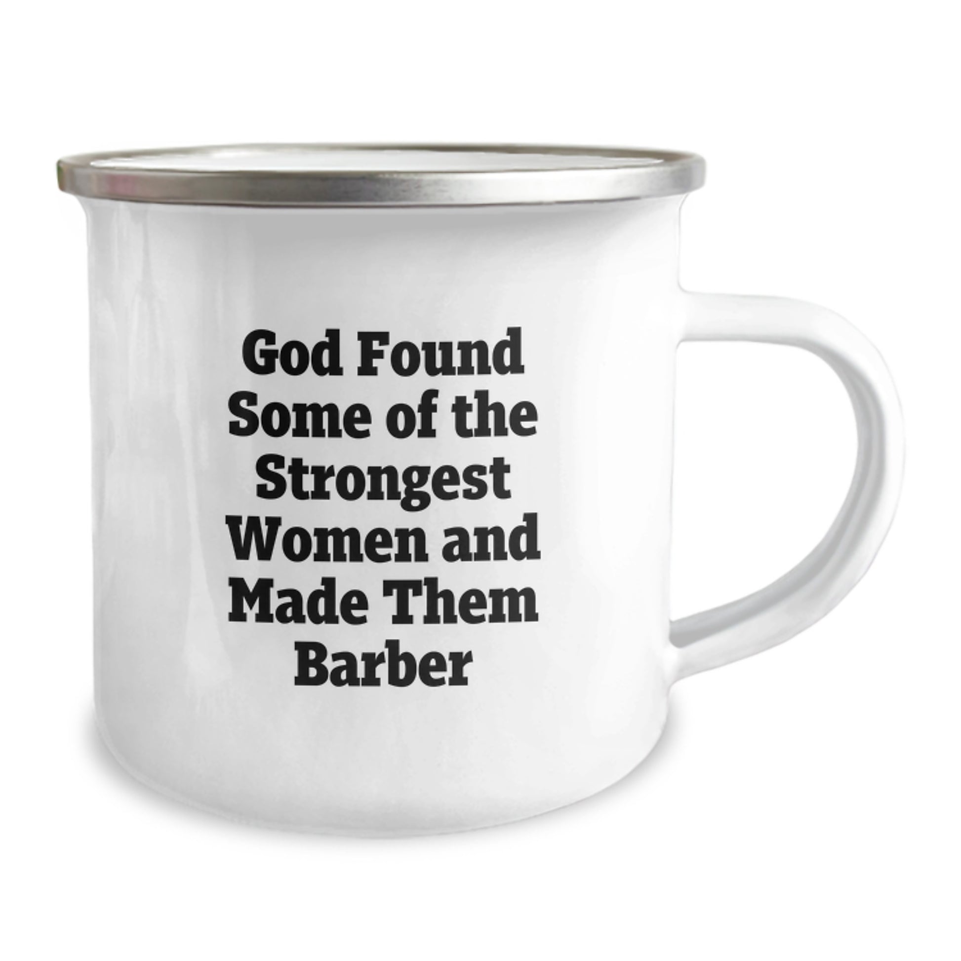 Funny Gifts from Friends for Strong Women Barbers, Unique Christmas Unique Gifts, Funny Camping Mug, Barber Quotes, Strong Women, Funny Mug - Image 2
