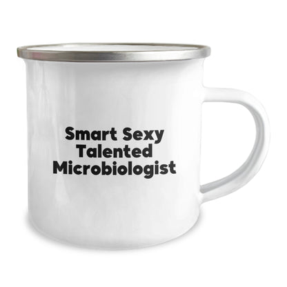 Smart Sexy Talented Microbiologist Gifts for Men Women Friends Coworkers Family - Funny Microbiologist Camping Mug, Christmas Unique Gifts from Friends to Family - Image 2