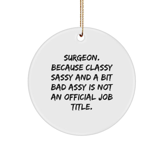 Funny Surgeon Gifts, Christmas Unique Gifts for Surgeon Friends from Men, Women Coworkers Family - Image 1