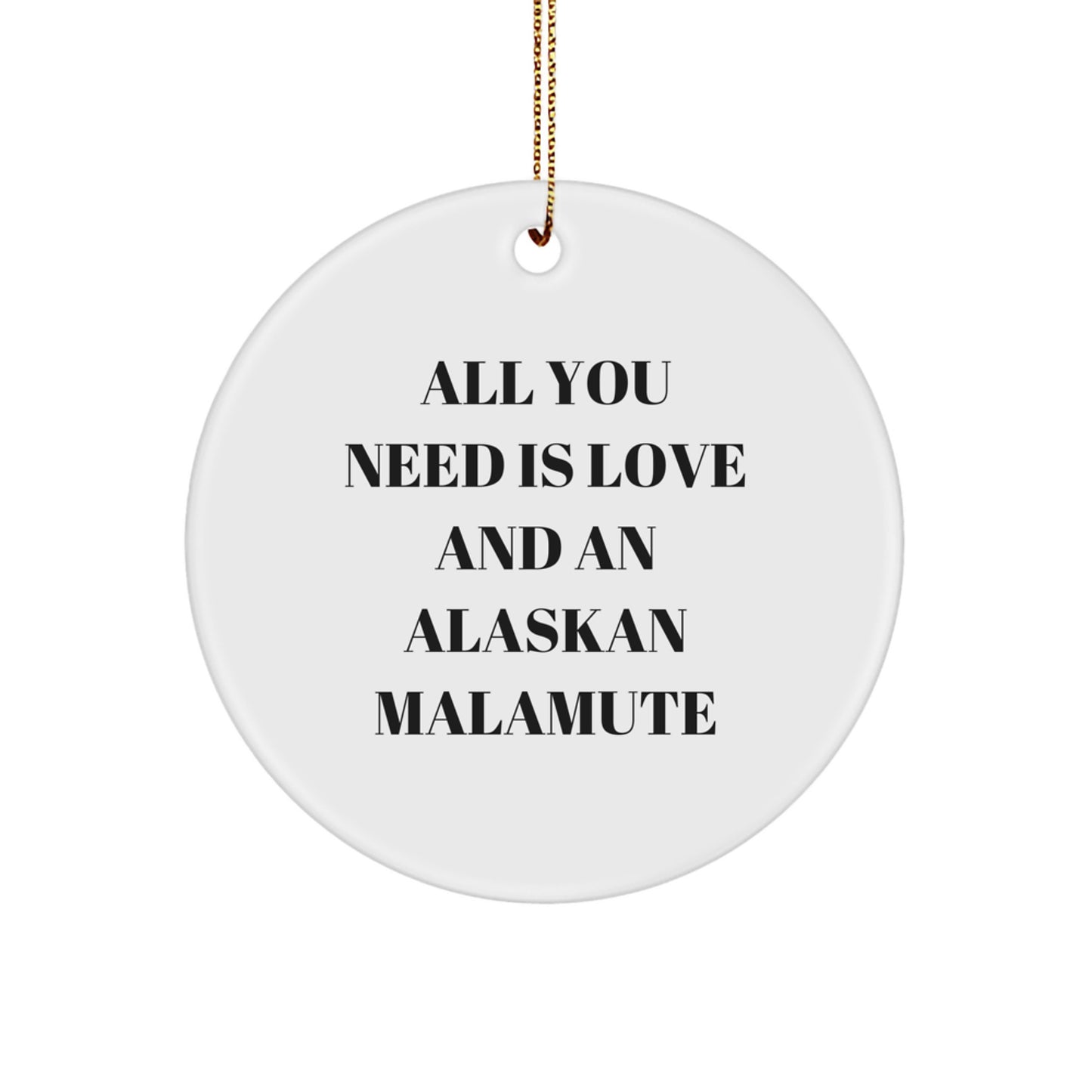 Funny Alaskan Malamute Dog Gifts from Friend or Family for Christmas Unique - Image 1