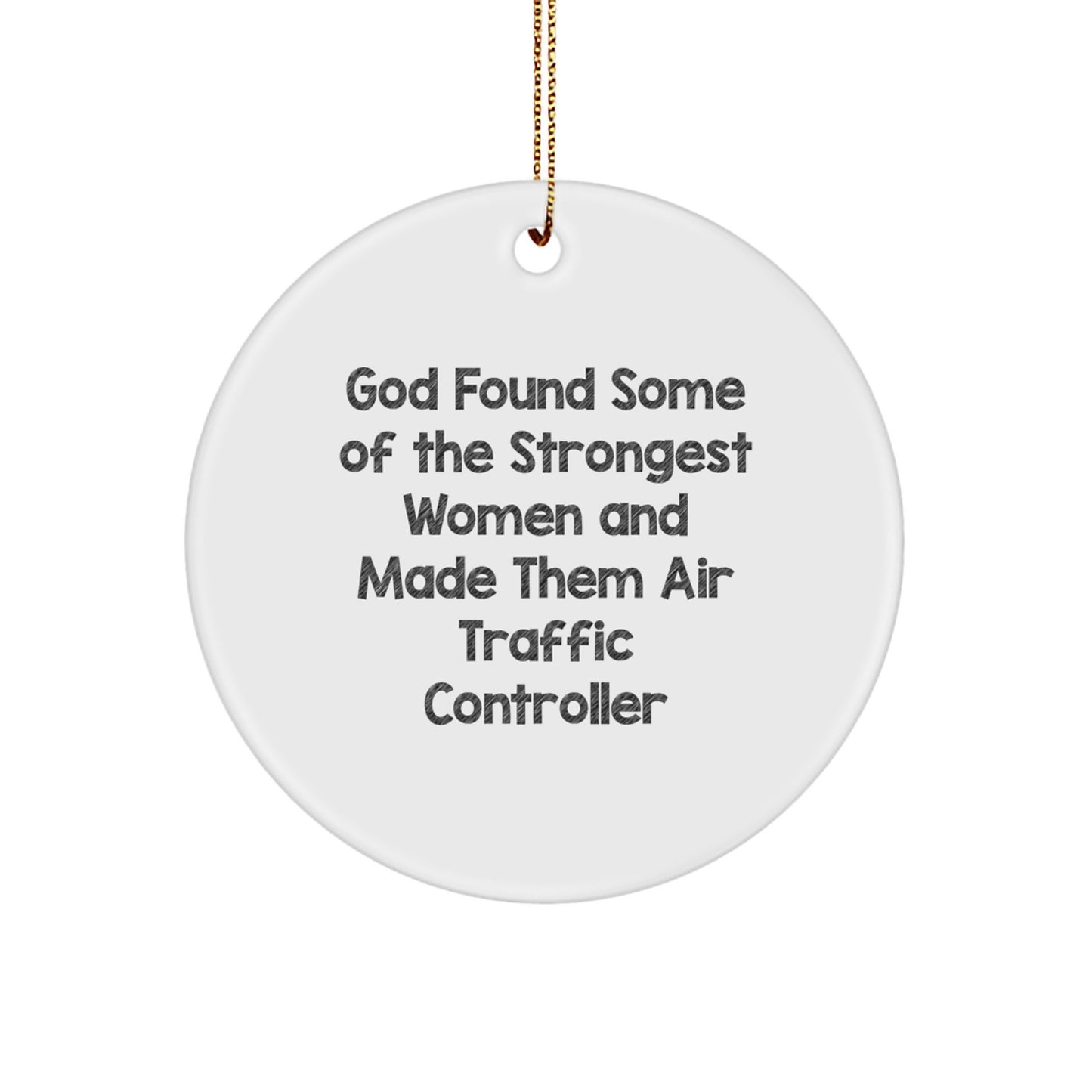 Funny Air Traffic Controller Gifts for Men Women Friends Coworkers Family Christmas Unique Ornaments from Women Who Control the Skies - Image 1