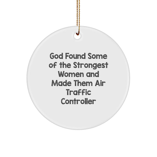Funny Air Traffic Controller Gifts for Men Women Friends Coworkers Family Christmas Unique Ornaments from Women Who Control the Skies - Image 1