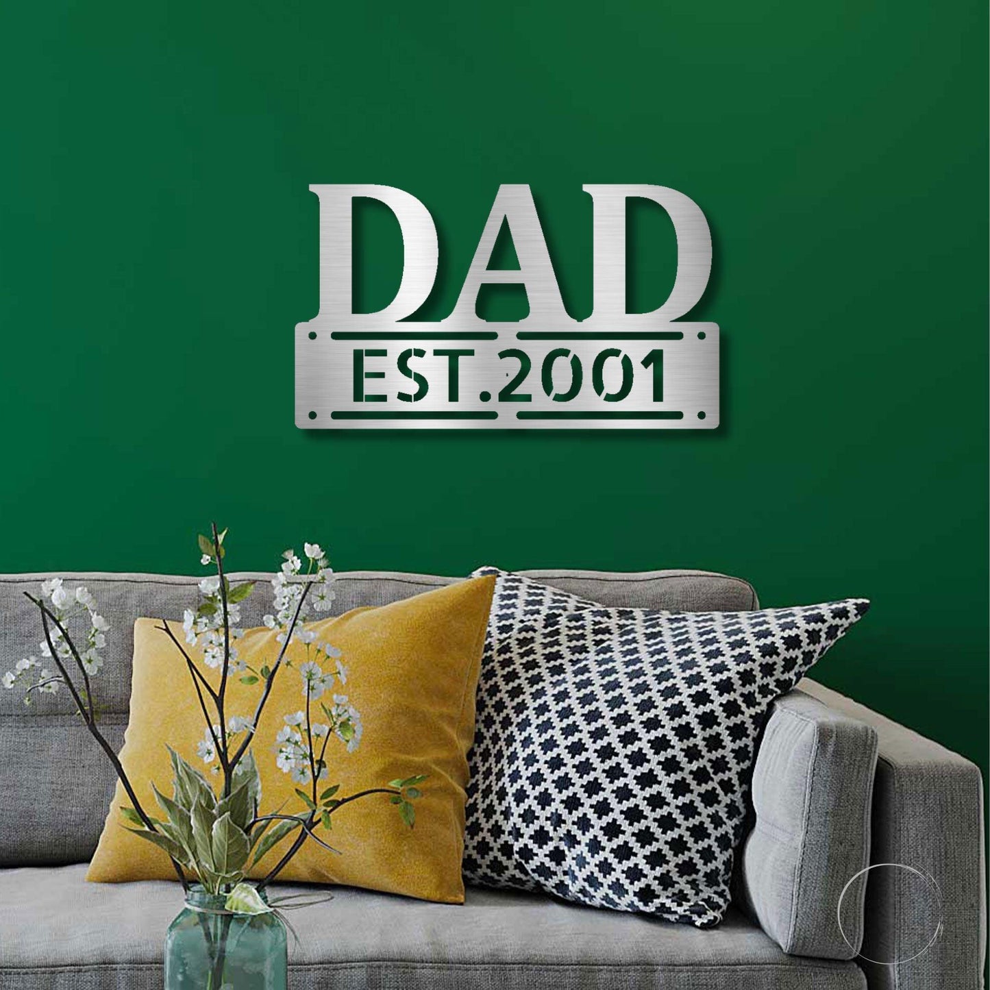 Dad's Day, Every Day: Personalized Steel Wall Art for Father's Day, Birthdays, and Beyond - Mallard Moon Gift Shop