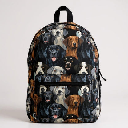 Dog Lovers Backpack - Cute Canine Design, Pet Gifts, School Supplies, Fun Accessories, Animal-Themed Bags - Mallard Moon Gift Shop