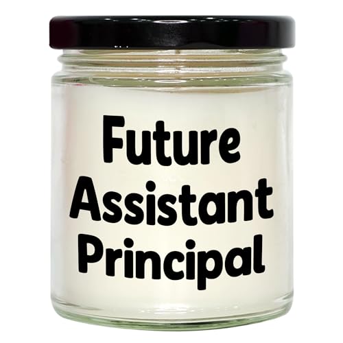 Future Assistant Principal Inspirational Quote Vanilla Soy Candle 9oz Gifts for Assistant Principals Birthday Unique Gifts from Teacher to Assistant Principal - Mallard Moon Gift Shop