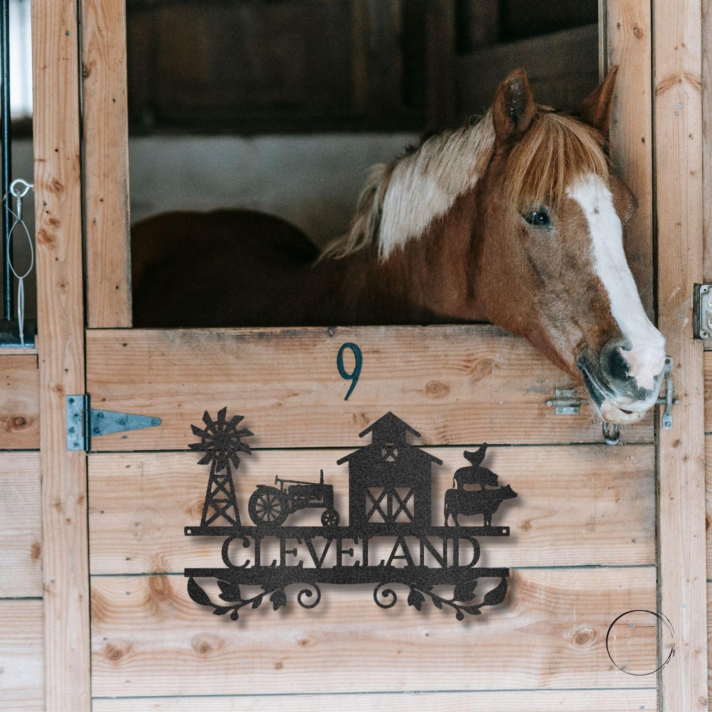 Farm Life Custom Name Steel Wall Sign Ranch Lodge Home Decor - Mallard Moon Gift Shop