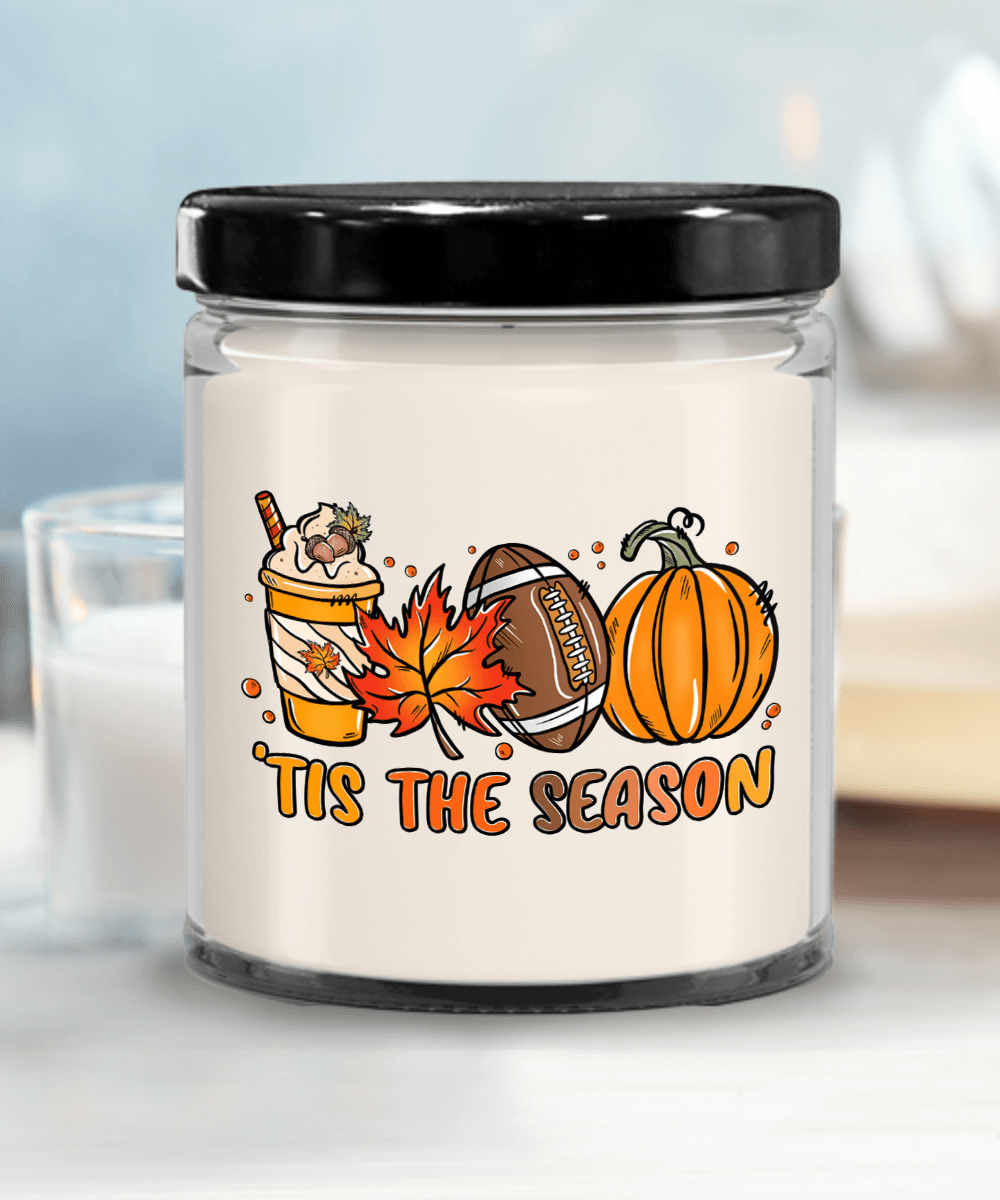 Smells Like Football, Fall and Pumpkin Spice Scented Soy Candles - Mallard Moon Gift Shop