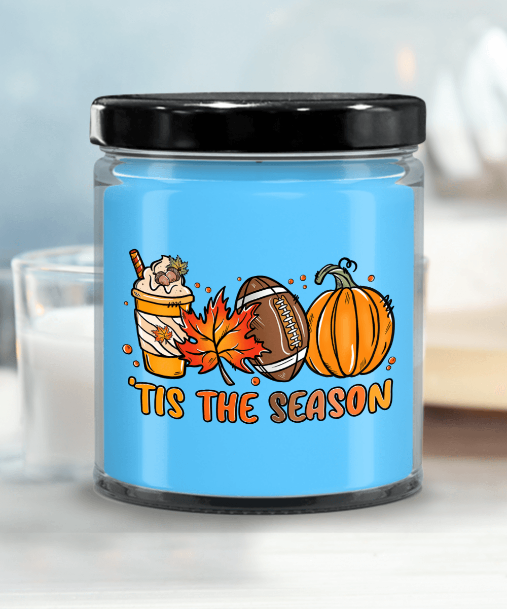 Smells Like Football, Fall and Pumpkin Spice Scented Soy Candles - Mallard Moon Gift Shop