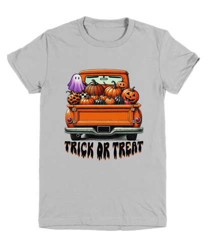 Halloween Trick or Treat Truck of Pumpkins  Youth Tee Shirt - Mallard Moon Gift Shop
