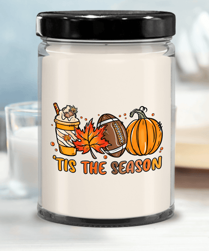 Smells Like Football, Fall and Pumpkin Spice Scented Soy Candles - Mallard Moon Gift Shop