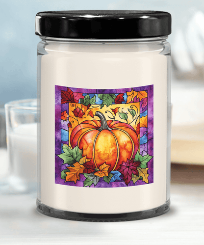 Fall Pumpkin Soy Container Jar Candle Home Decor - Mallard Moon Gift Shop