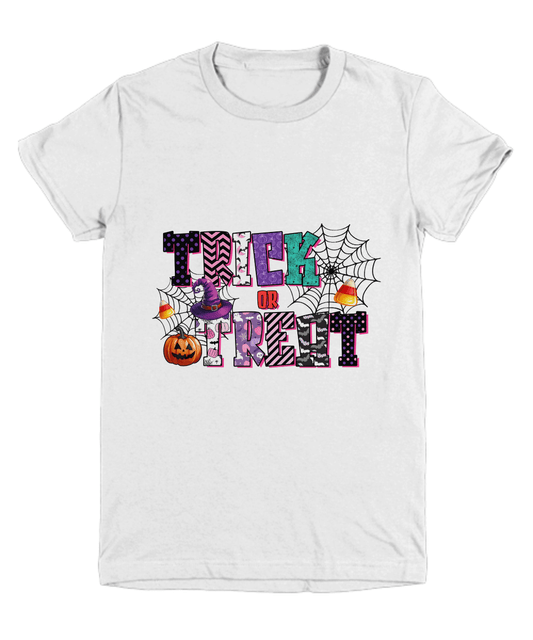Halloween Trick or Treat Frightful Youth Tee Shirt - Mallard Moon Gift Shop