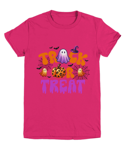 Halloween Spooky Trick or Treat Youth Tee Shirt - Mallard Moon Gift Shop