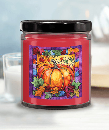 Fall Pumpkin Soy Container Jar Candle Home Decor - Mallard Moon Gift Shop