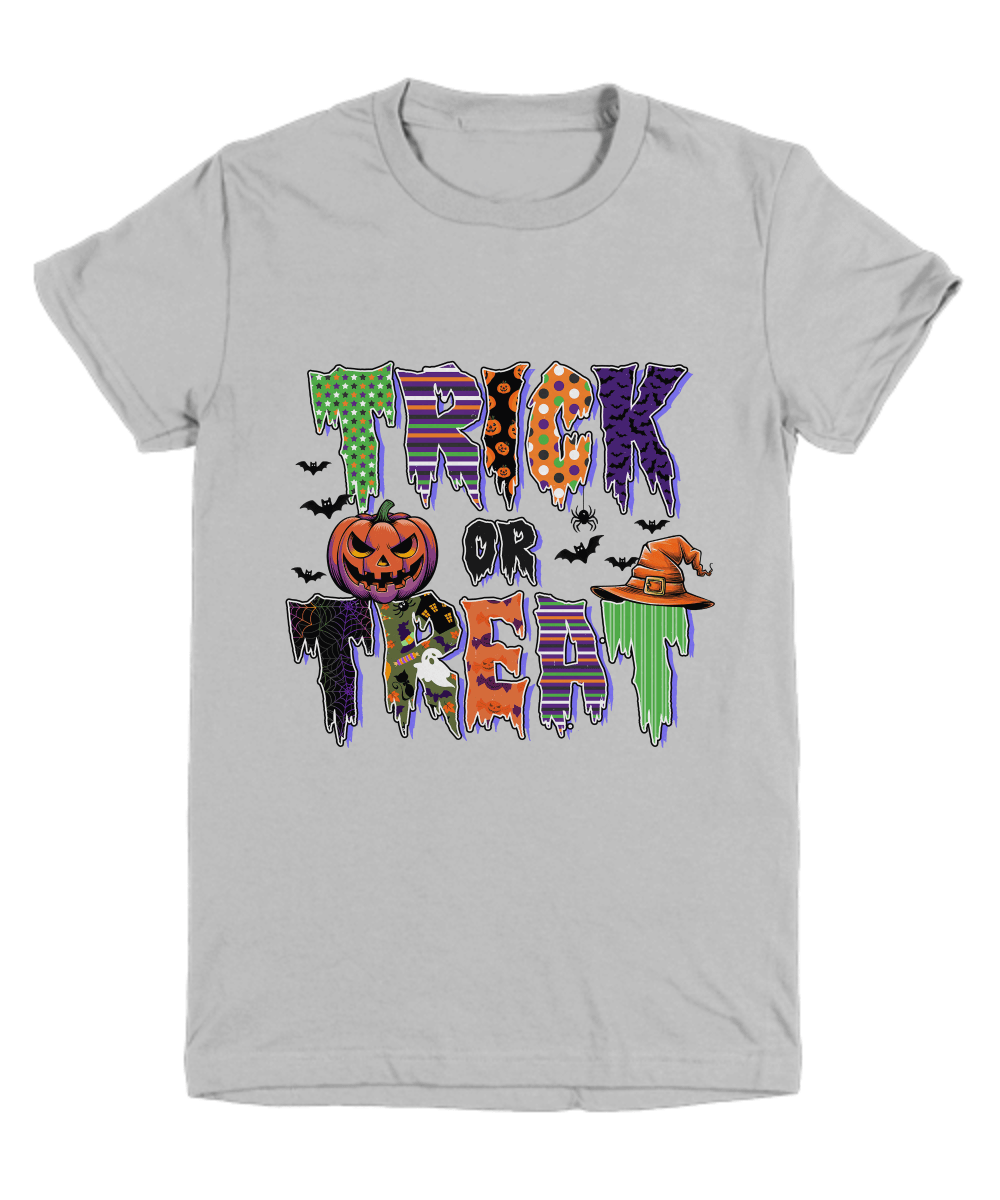 Halloween Ghoulish Trick or Treat Youth Tee Shirt - Mallard Moon Gift Shop