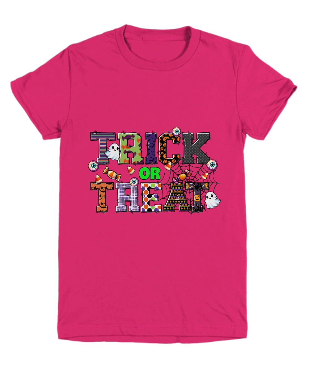 Trick or Treat Halloween Youth Tee Shirt - Mallard Moon Gift Shop