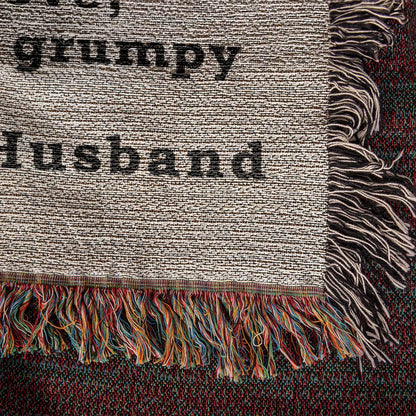 Gift for Wife from Grumpy Old Husband Heirloom Woven Blanket - Mallard Moon Gift Shop