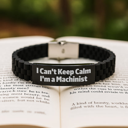 Funny Machinist Gifts from Men to Friends - Glide lock Clasp Bracelet with Inspirational Quote - Great Christmas Unique Gift for Women or Family - Image 2