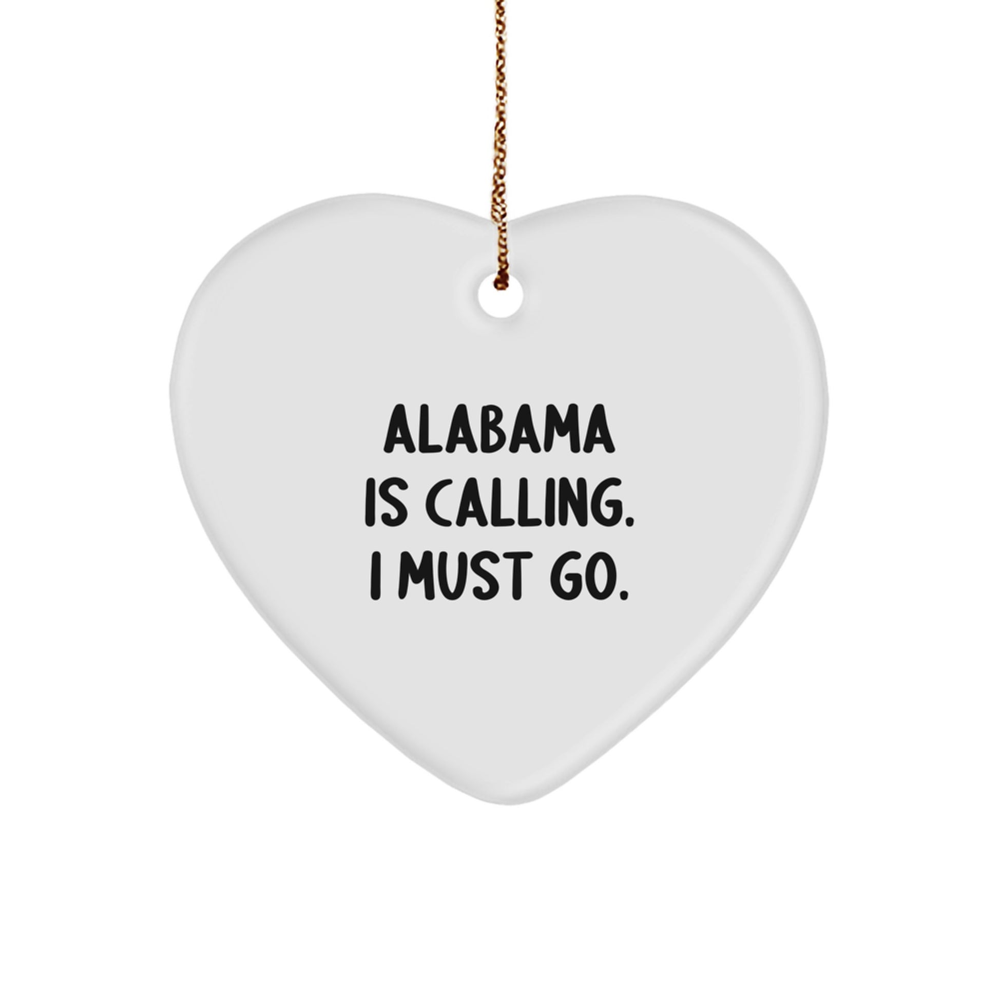 Alabama Calling, Heartfelt Gifts for Friends and Family, Christmas Ornament