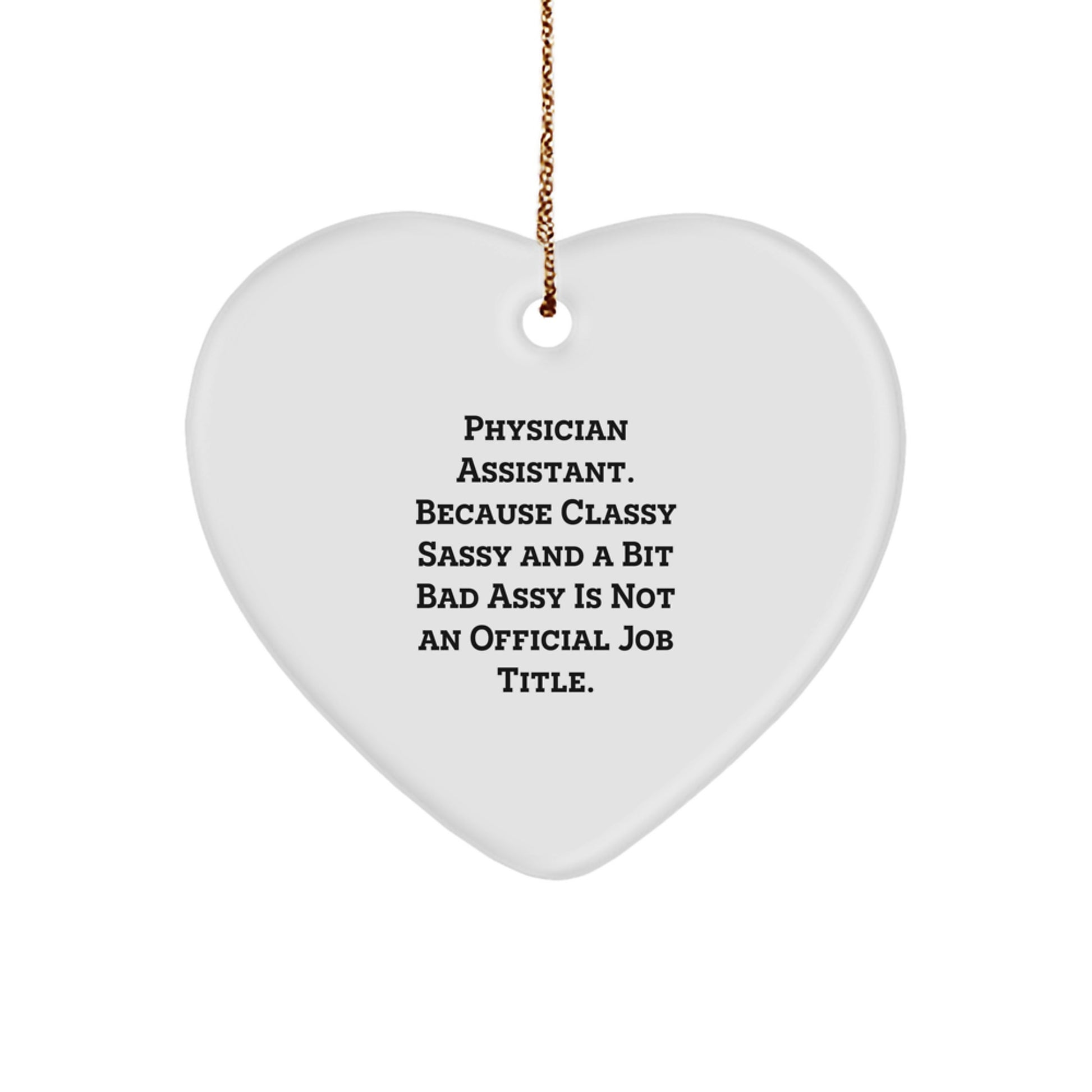 Funny Physician Assistant Christmas Unique Gifts - Gifts from Men for Physician Assistant Friends - Image 1